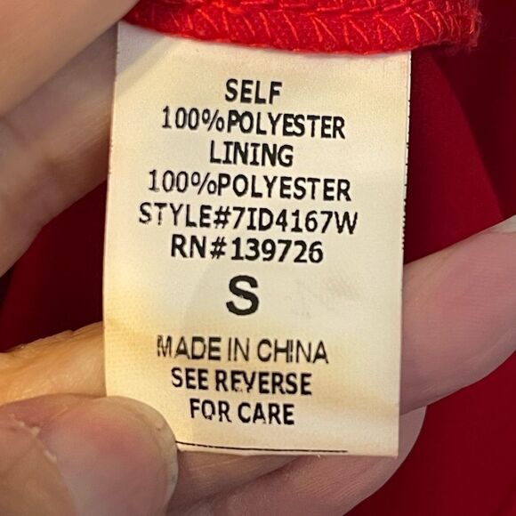 Altar’d State red sleeveless spaghetti strap lined dress, size small - Picture 12 of 16